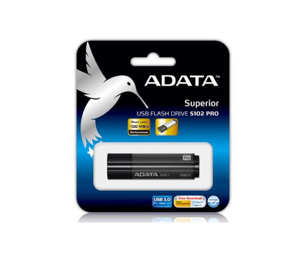 ADATA 64GB DashDrive Elite S102 Pro szary (USB 3.0) - 255421 - zdjęcie 2